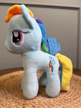 My Little Pony Light Blue Rainbow Mane Plush